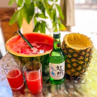 Soju + Watermelon juice