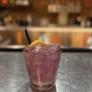 Purple Rain cocktail