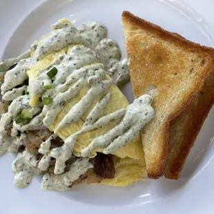 Jerk Chicken Omlette