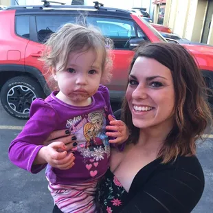 That little gal loved her cake ball!
