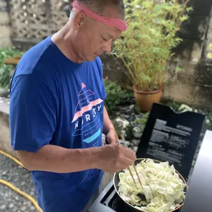 Cooking in progress....