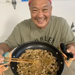 Mabo harusame 
Marugoto class Homework.