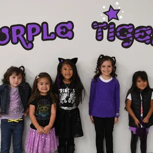 The Purple Tigers Rock Band from our Spring Break Camp!