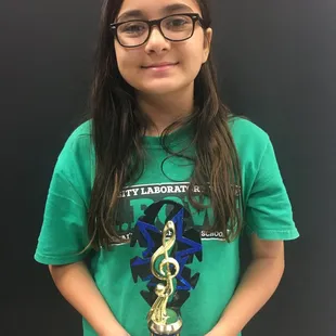 Congratulations to Kacie for completing 20 days in SoKnow's Sight-reading Challenge!