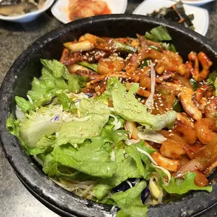 S4. Seafood Sizzling Stone Pot BIbimbap