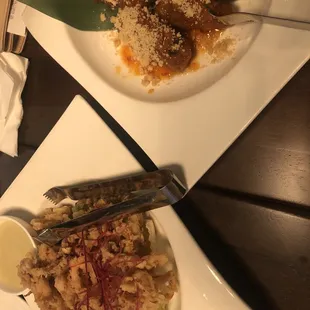 Thai Chicken Wings Crispy Calamari