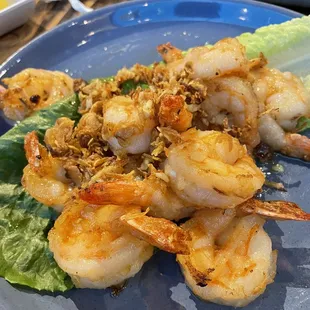 Shrimp and garlic Spanish style