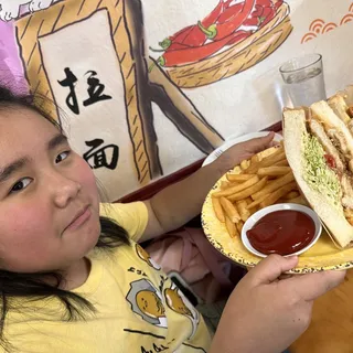 P4. Combo Chicken Katsu Sando with French Fries