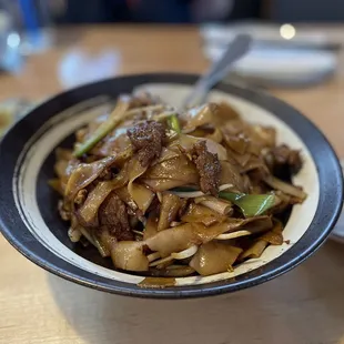 Beef chow fun