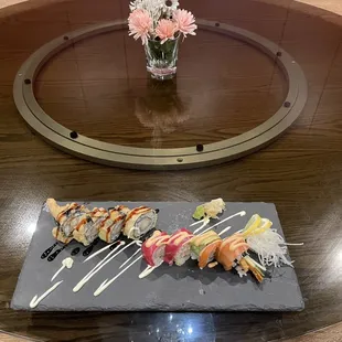 sushi and sashimi, interior