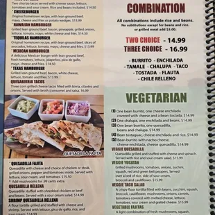 Menu as of 7/22/2024
