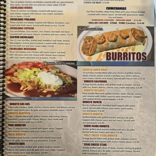 Menu as of 7/22/2024