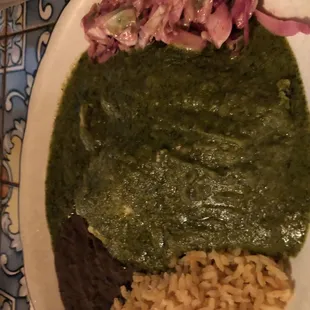 Fish rice and vegetables