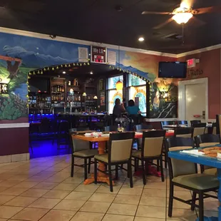 the interior of a restaurant