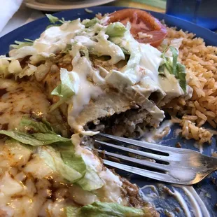 Lunch Burrito Sol Azteca