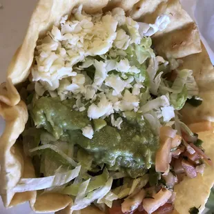 Fajita taco salad... minus the sour cream