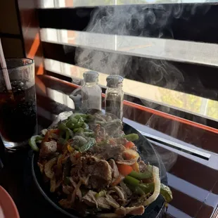Hot fajitas