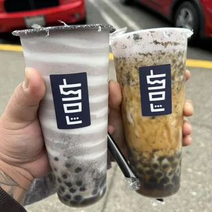 Taro Oreo Slush