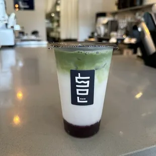 Blueberry matcha