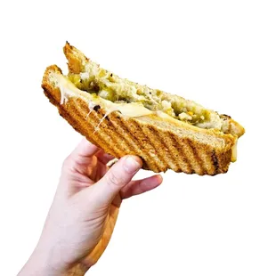 Green Chile Chicken Panini on Rustic Italian