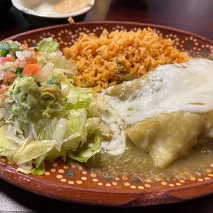 Chicken enchiladas