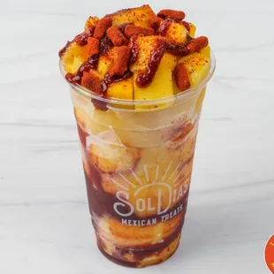 Frozen Mango   Drink. Top 3 most popular item  on our menu!!  A mind-blowing  combination of spicy and sweet.