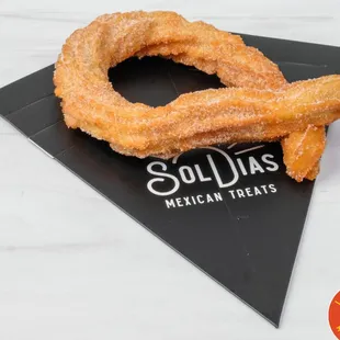 Delicious churros made from scratch daily! You can drizzle with cajeta, chocolate, both or enjoy them plain.