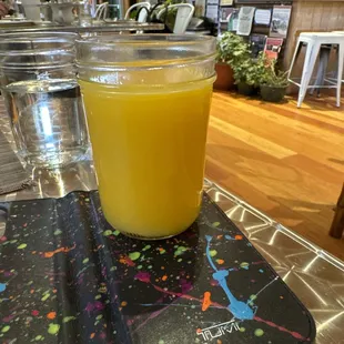 fresh squeezed orange juice