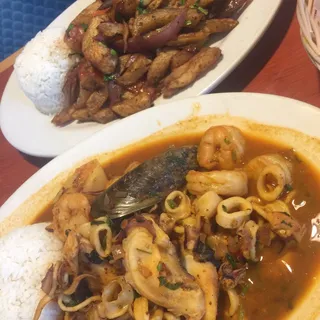 Saltado de Mariscos