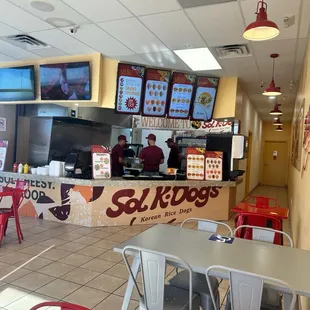 Sol K Dogs inside