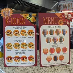 menu, sushi and sashimi