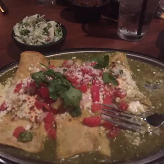 GOAT CHEESE ENCHILADAS