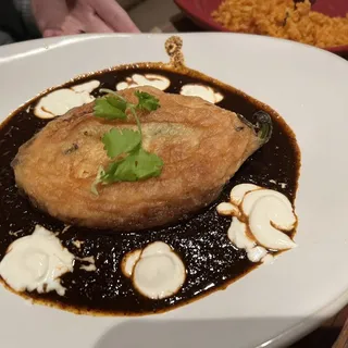 CHILE POBLANO RELLENO de ELOTE