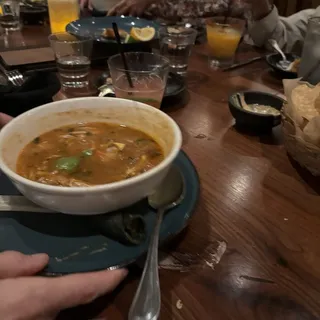 TORTILLA SOUP WITH CHICKEN