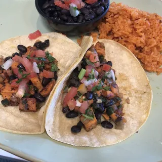 SWEET POTATO & BLACK BEAN TACO
