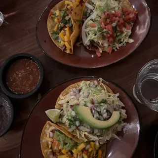 GRILLED AGAVE-CHILE SHRIMP