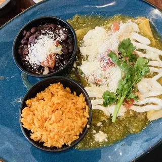 GOAT CHEESE ENCHILADAS