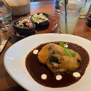 CHILE POBLANO RELLENO de ELOTE