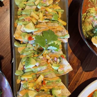 CHIPOTLE SHRIMP QUESADILLAS