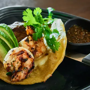 Filet &amp; Shrimp 'El Jefe' Taco