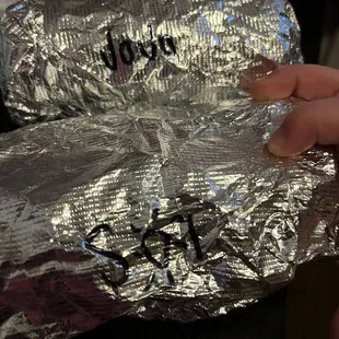 Love this place!!! So cute that they know us and label our burritos!