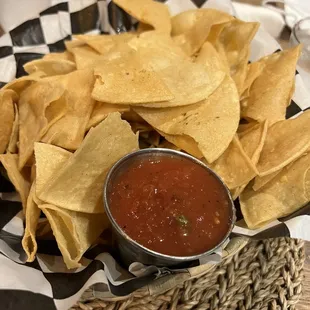 Chips!!! Warm, crispy and salty