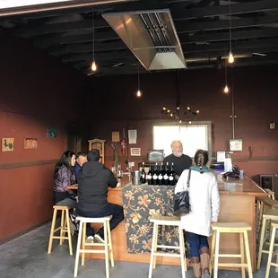 Inside! Great vibes!