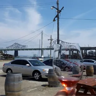 View from the picnic tables