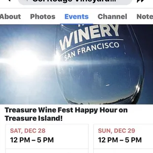 They even posted this event on their Facebook page! What the heck? Good thing I didn't buy tickets to this event.