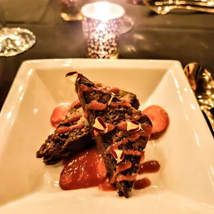 To die for Equidorian flourless chocolate cake!