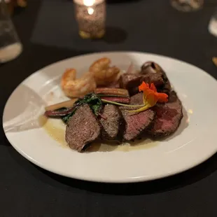 a plate of food on a table