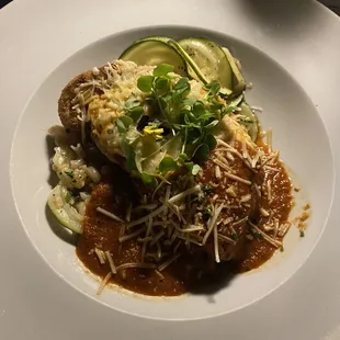 Vegan Mushroom Parmish