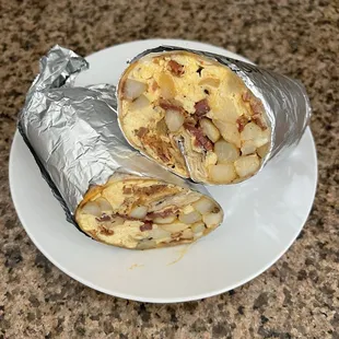 Bacon Breakfast Burrito