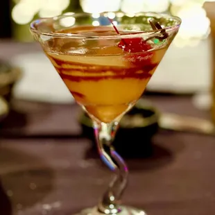 The banana chocolate  martini